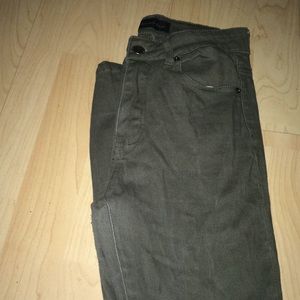Olive green pants